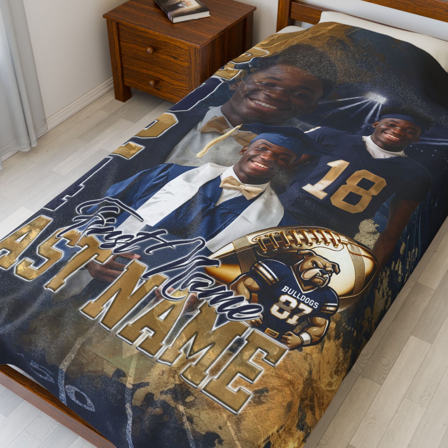 KUSTOM VELVETEEN PLUSH BLANKETS