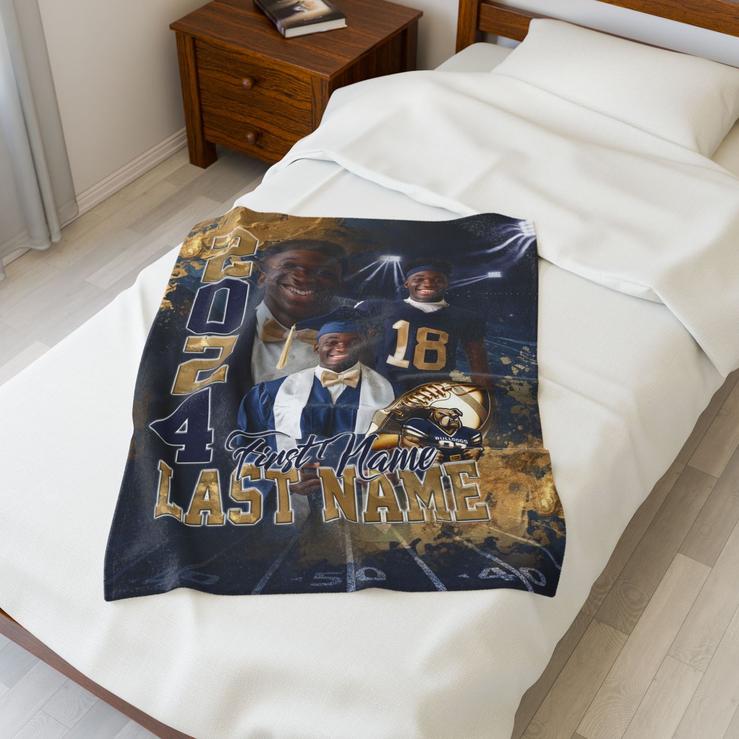 KUSTOM VELVETEEN PLUSH BLANKETS