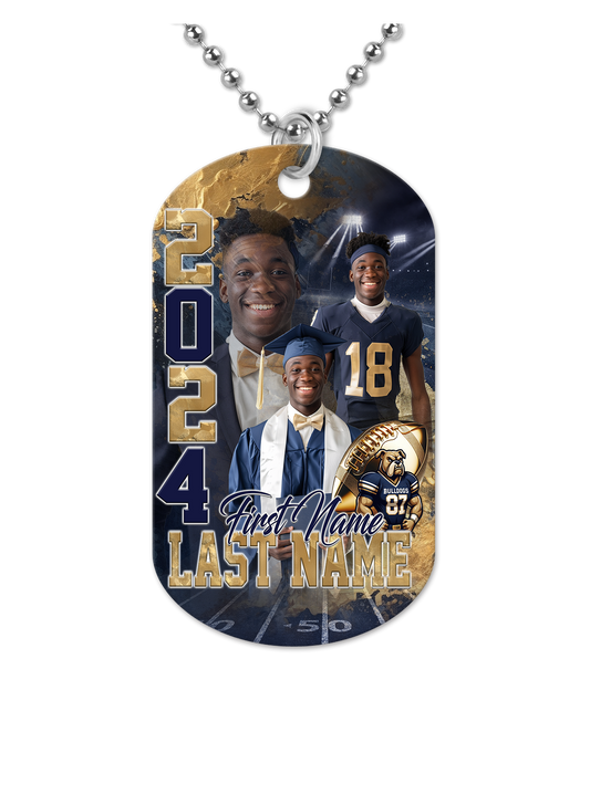 KUSTOM (CUSTOM) GRADUATION DOG TAG