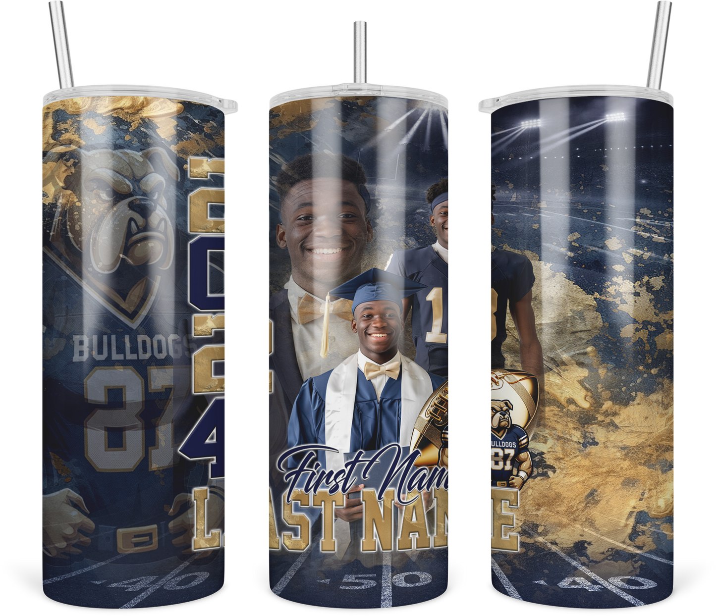 KUSTOM (CUSTOM) GRADUATION 20OZ. SKINNY TUMBLER