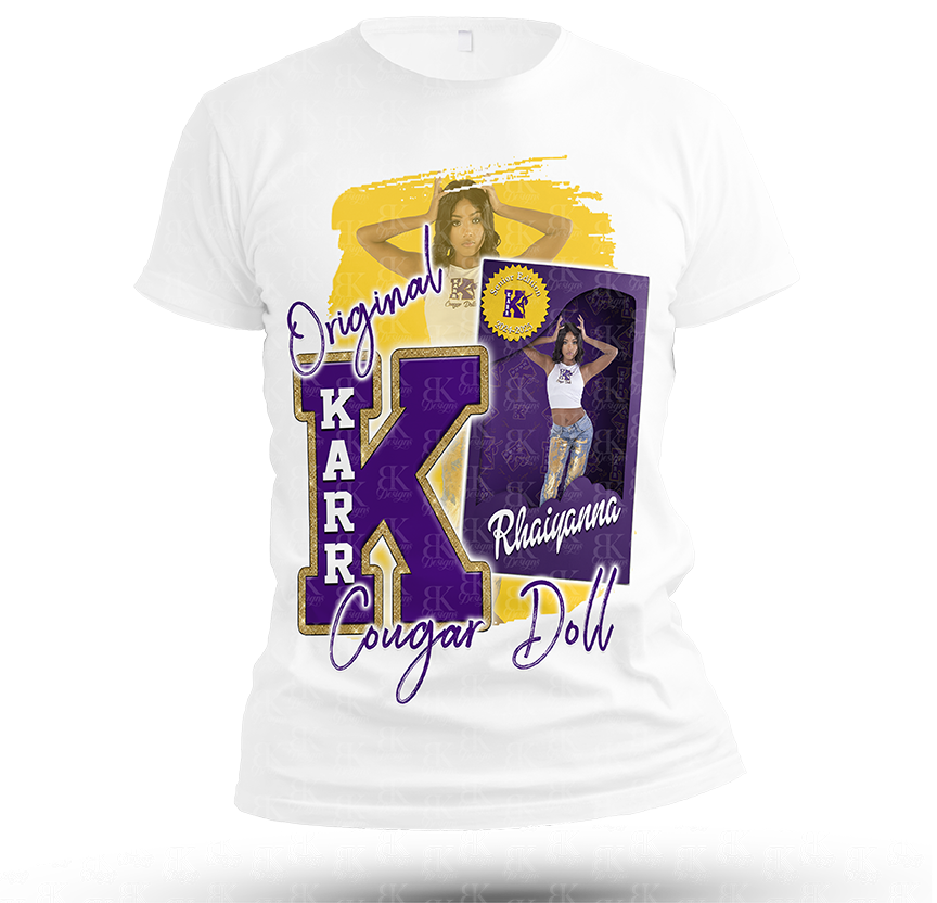 KARR COUGAR DOLLS CENTER DESIGN SUBLIMATION T-SHIRT