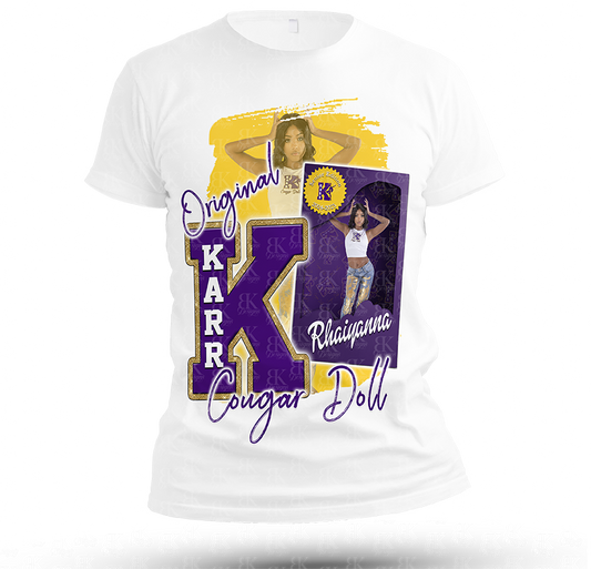 KARR COUGAR DOLLS CENTER DESIGN SUBLIMATION T-SHIRT