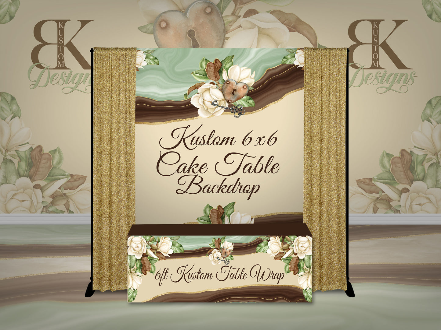 Kustom Table Backdrop & Table Wrap Bundle