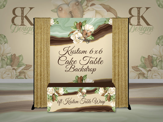 Kustom Table Backdrop & Table Wrap Bundle